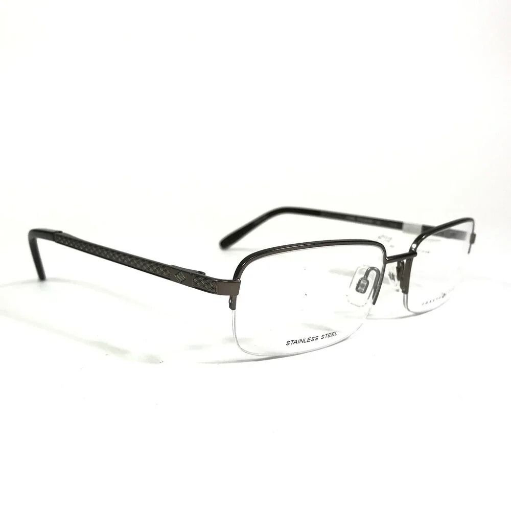 Joseph Abboud Eyeglasses Frames JA4036 015 SILVER Rectangular Half Rim 54-17-140